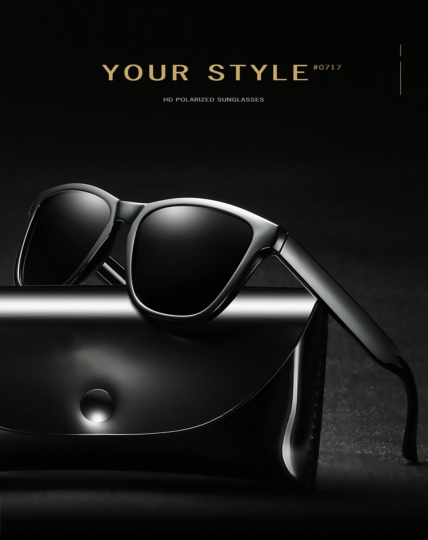 Men Gradient Color Lightweight UV400 Driving Anti-Glare HD Polarized Sunglasses