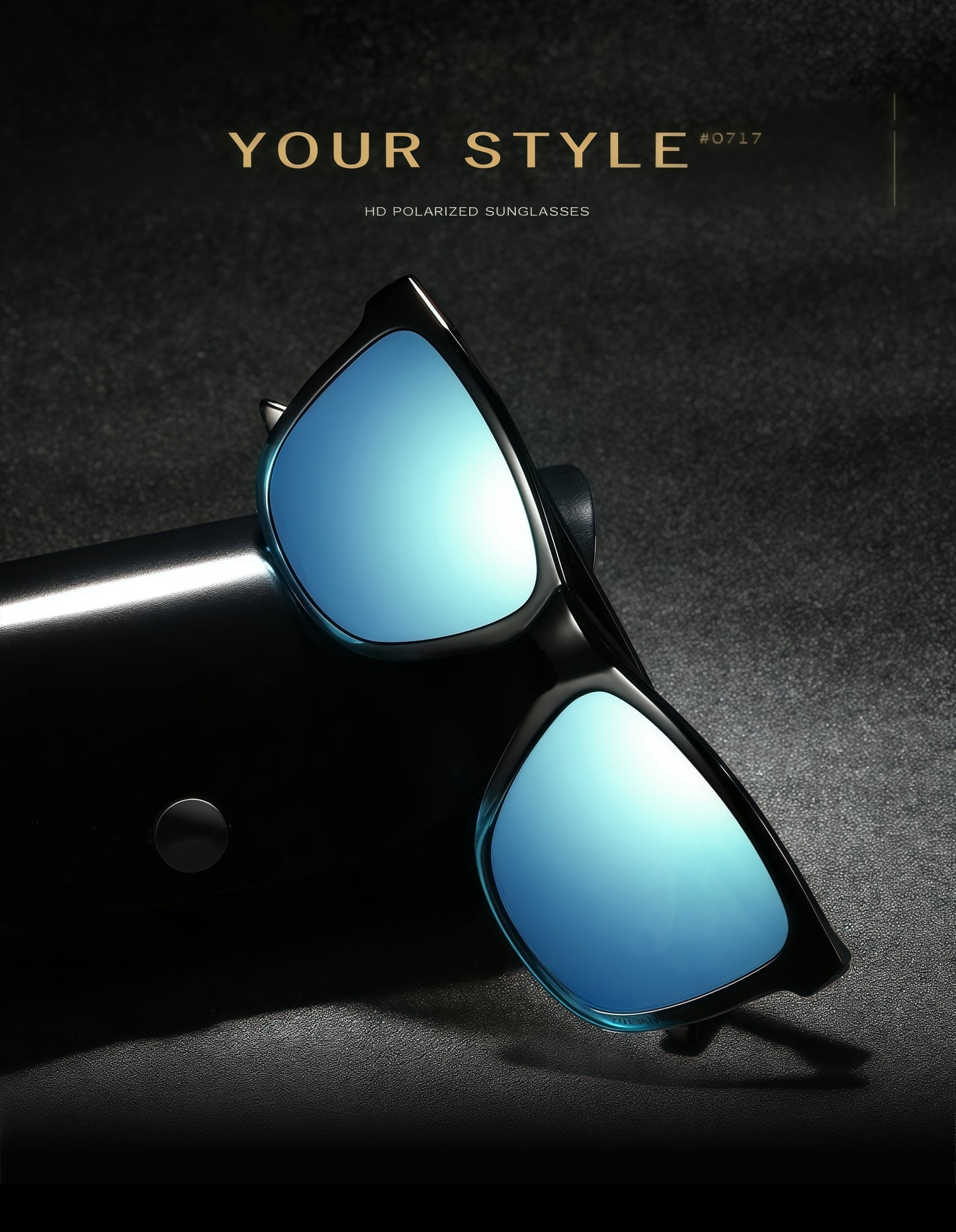 Men Gradient Color Lightweight UV400 Driving Anti-Glare HD Polarized Sunglasses