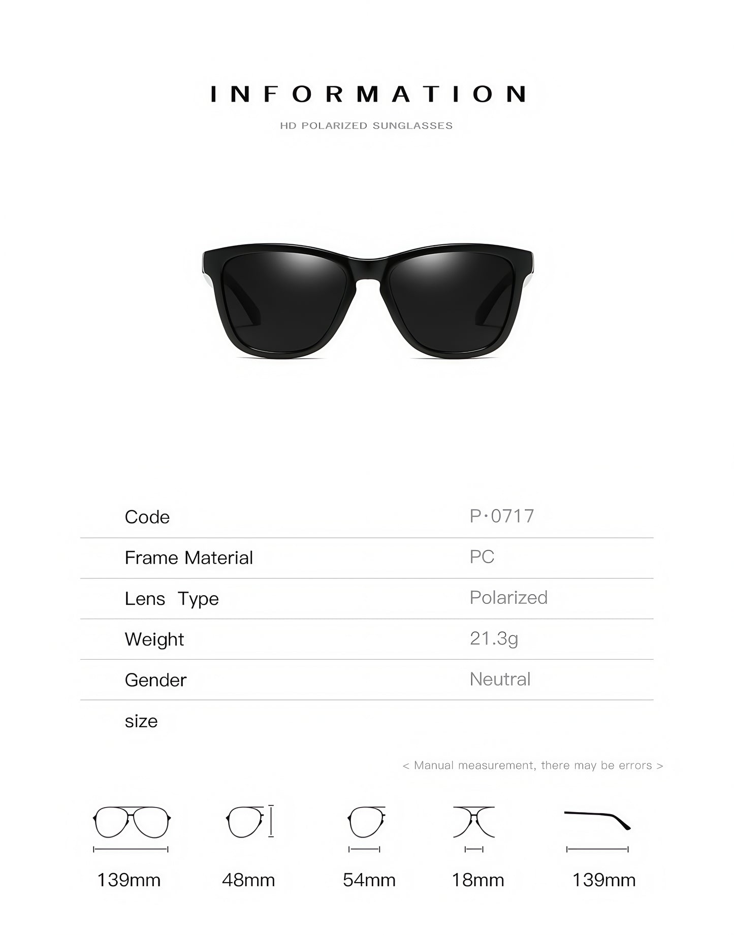 Men Gradient Color Lightweight UV400 Driving Anti-Glare HD Polarized Sunglasses