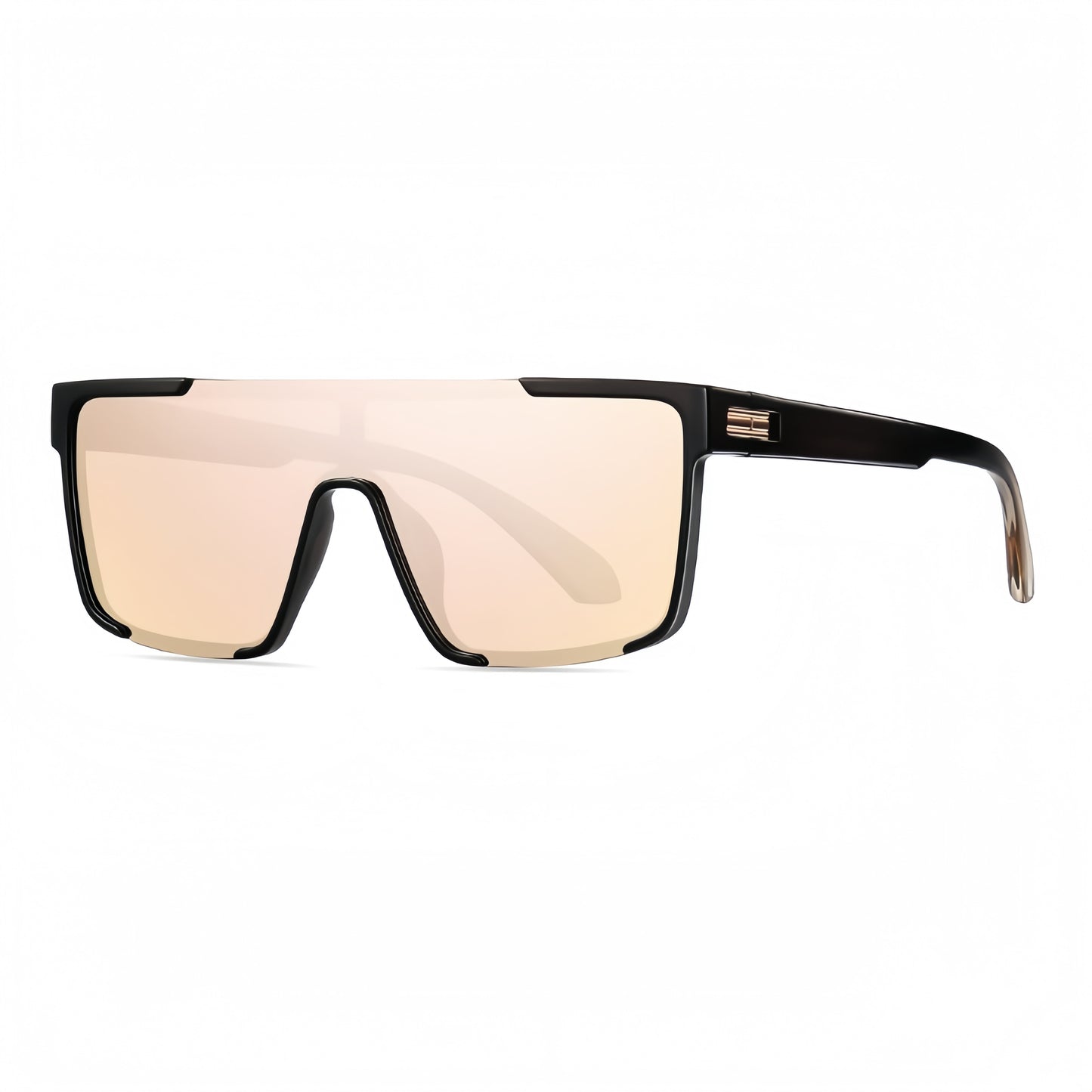 Women's Comfort Fit One-piece Shield Lens Streetwear Oversized Sports Sunglasses