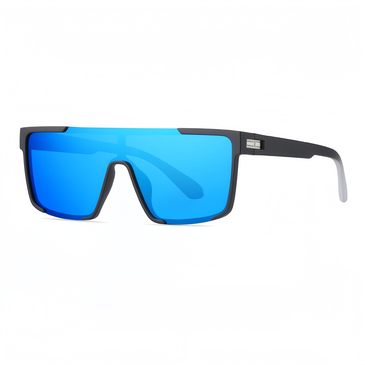 Women's Comfort Fit One-piece Shield Lens Streetwear Oversized Sports Sunglasses