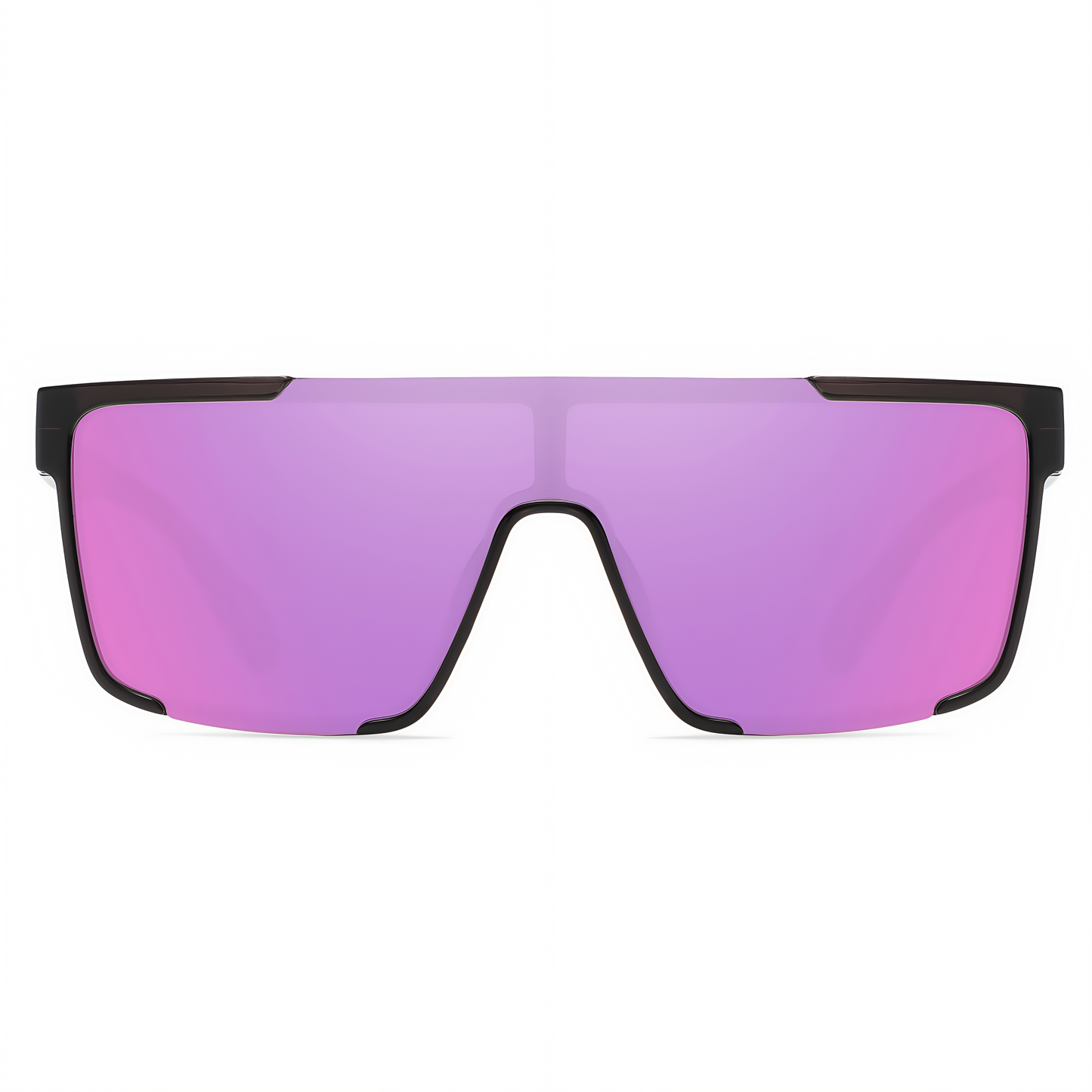 Women's Comfort Fit One-piece Shield Lens Streetwear Oversized Sports Sunglasses