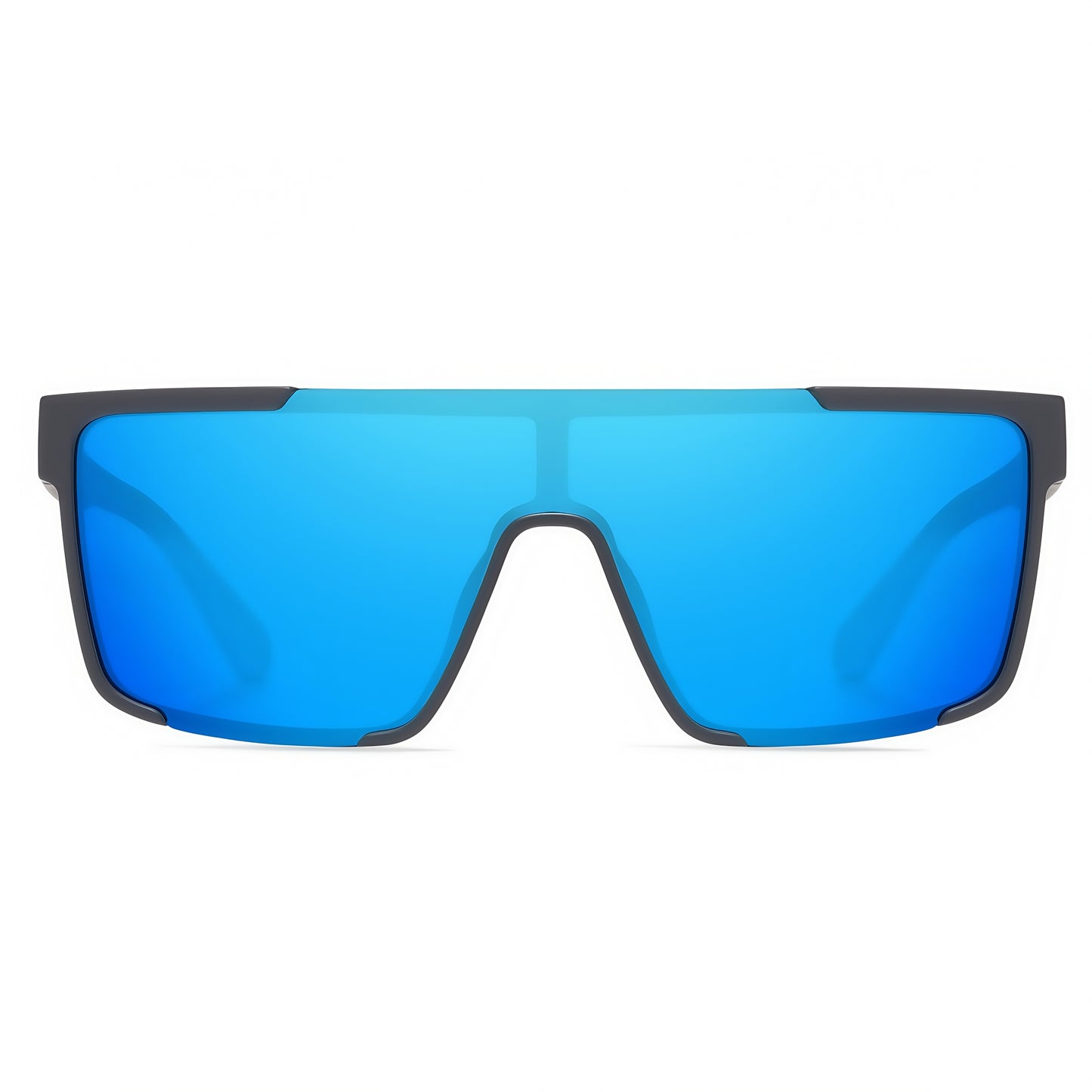 Women's Comfort Fit One-piece Shield Lens Streetwear Oversized Sports Sunglasses