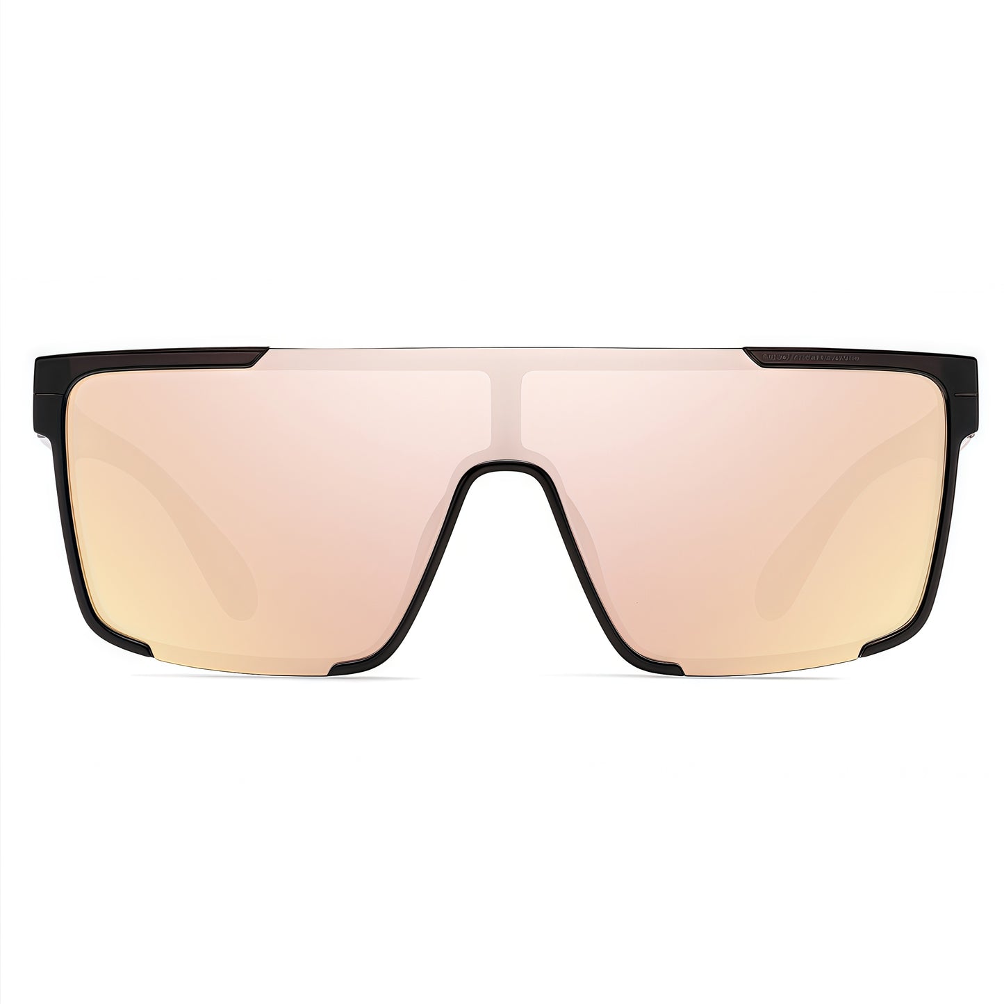 Women's Comfort Fit One-piece Shield Lens Streetwear Oversized Sports Sunglasses