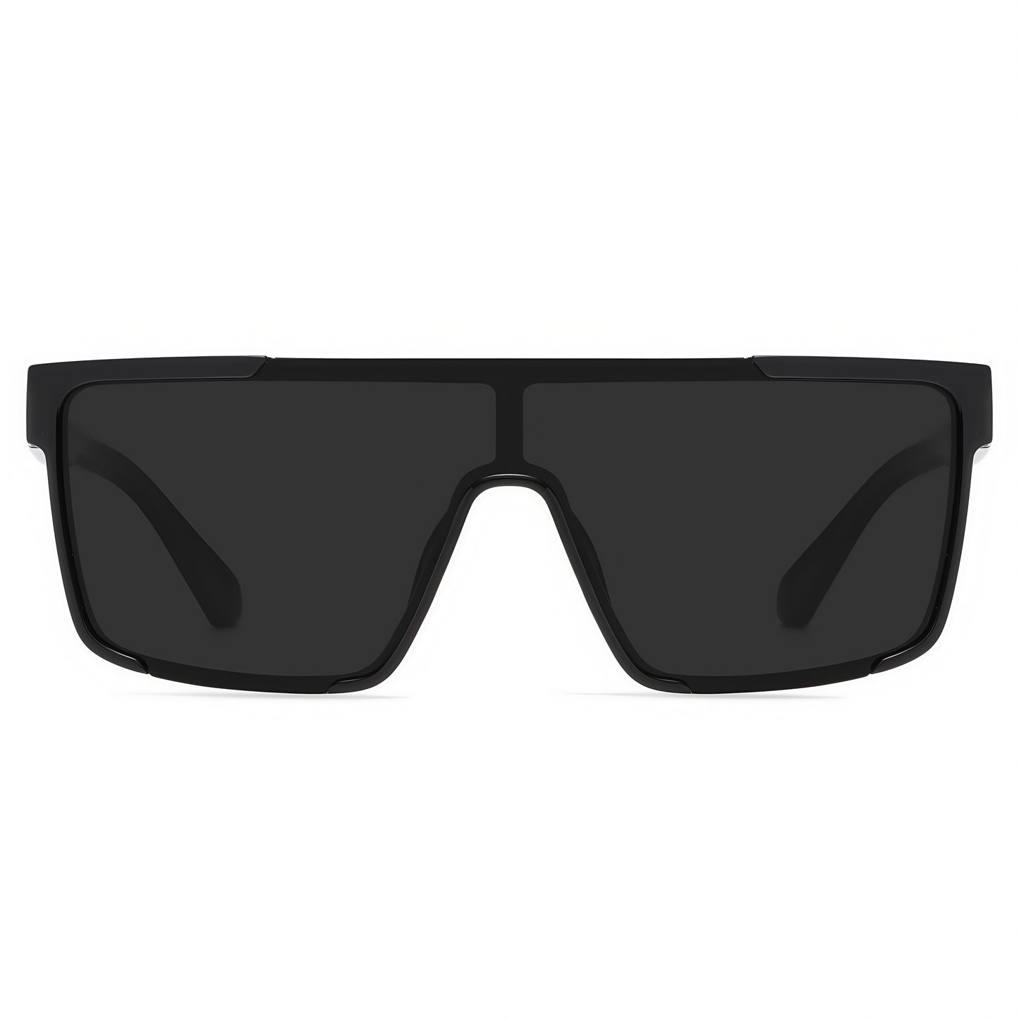Women's Comfort Fit One-piece Shield Lens Streetwear Oversized Sports Sunglasses