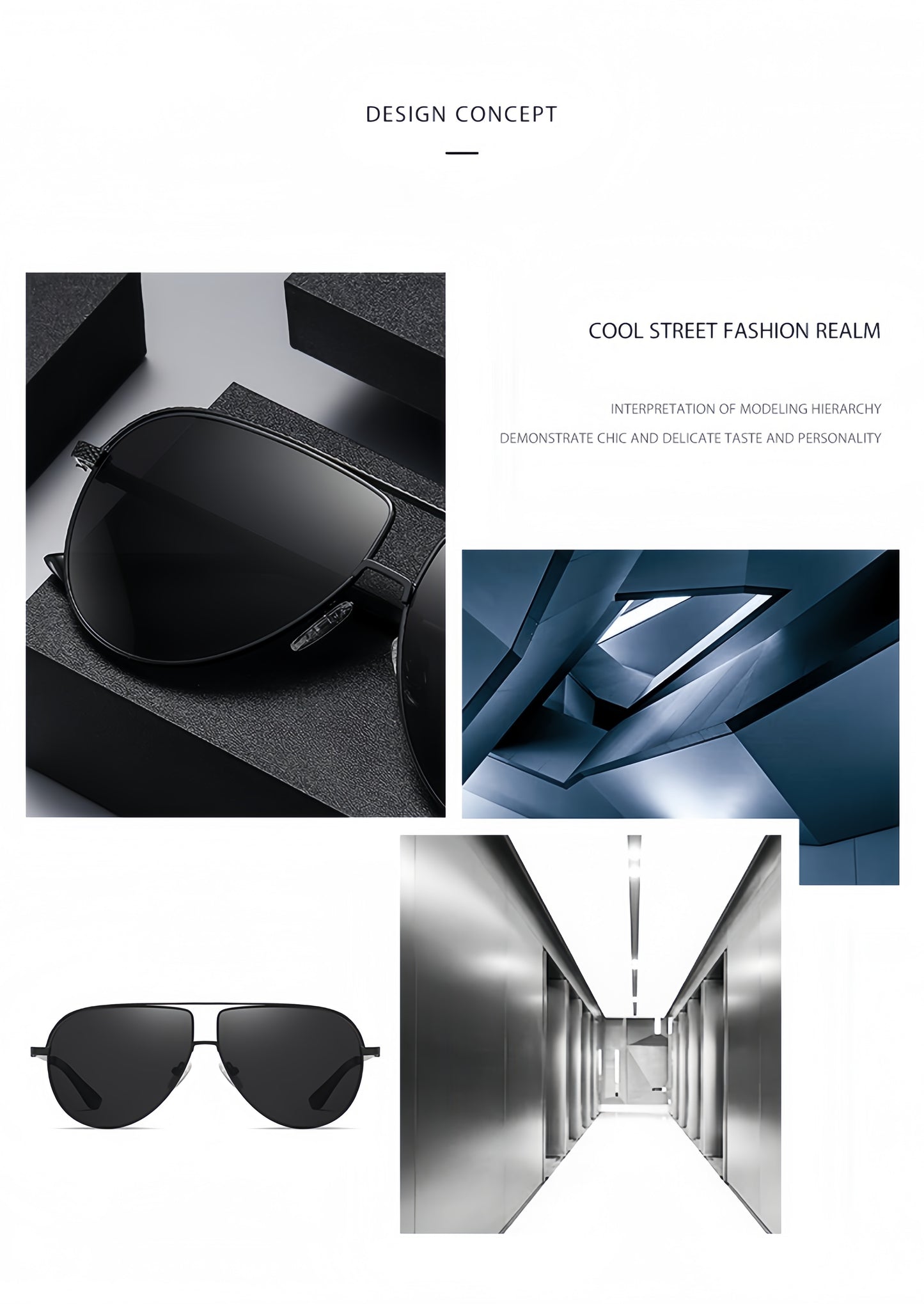 Men Flexible Temples Polarized Aviator Double Beam Anti-Glare Driving Sunglasses