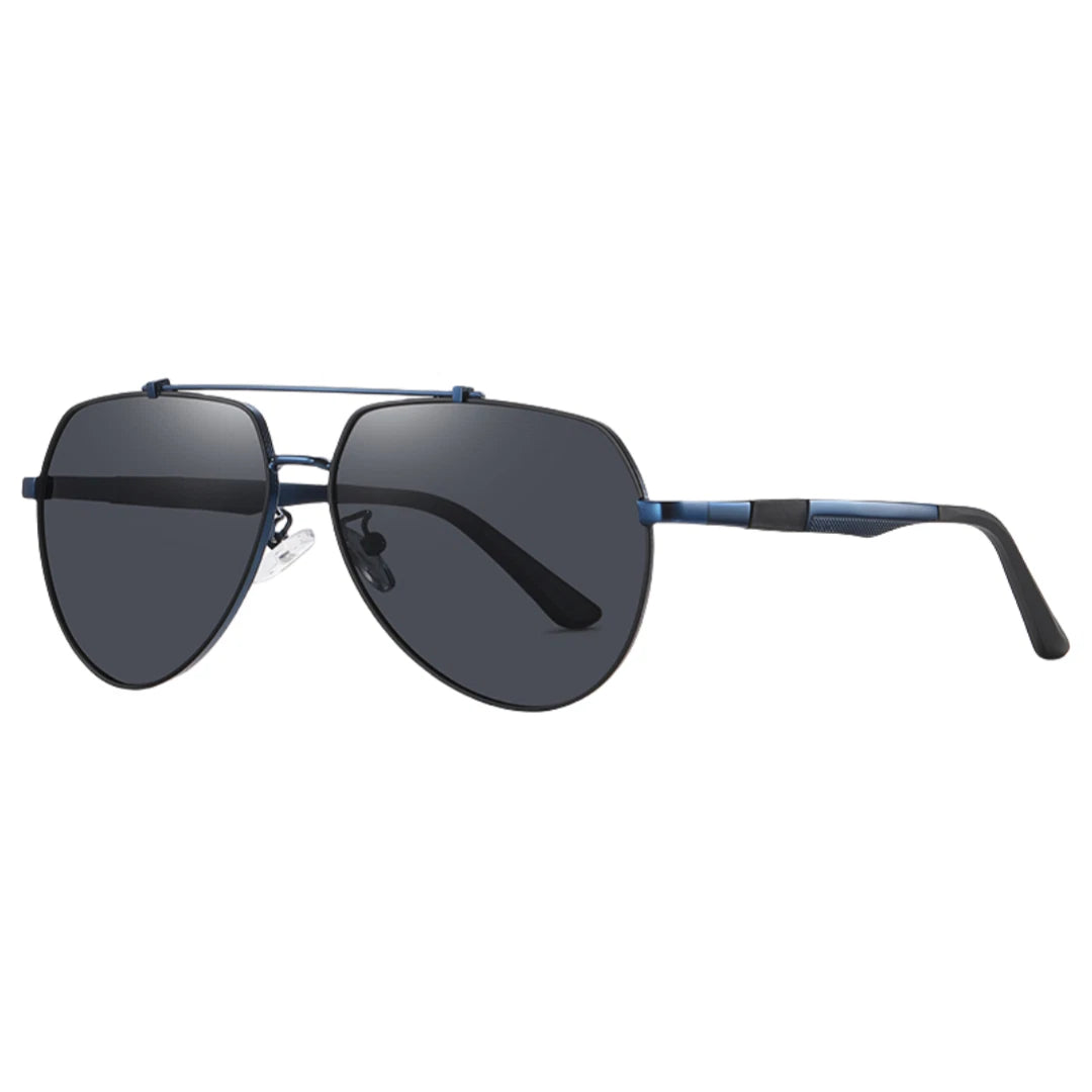 Mens Polarized Aviator Sunglasses UV400 Metal Frame Spring Hinge Driving Shades #6322