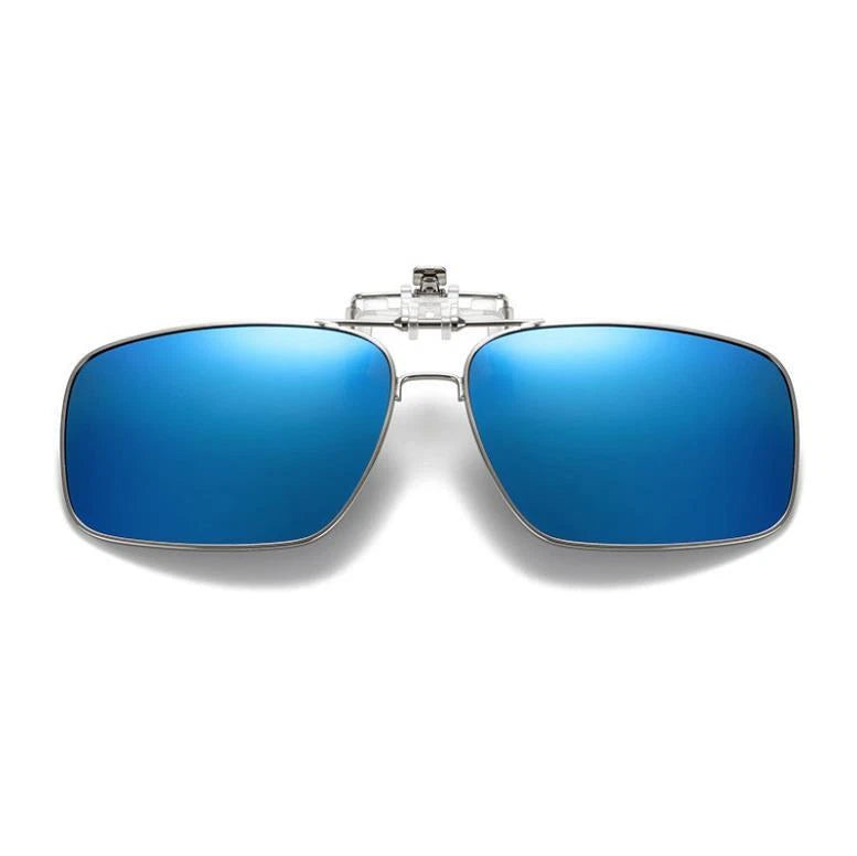 Polarized Clip On Flip Up Sunglasses UV400 Driving Fishing Prescription Solution