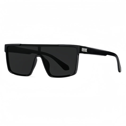 Women's Comfort Fit One-piece Shield Lens Streetwear Oversized Sports Sunglasses
