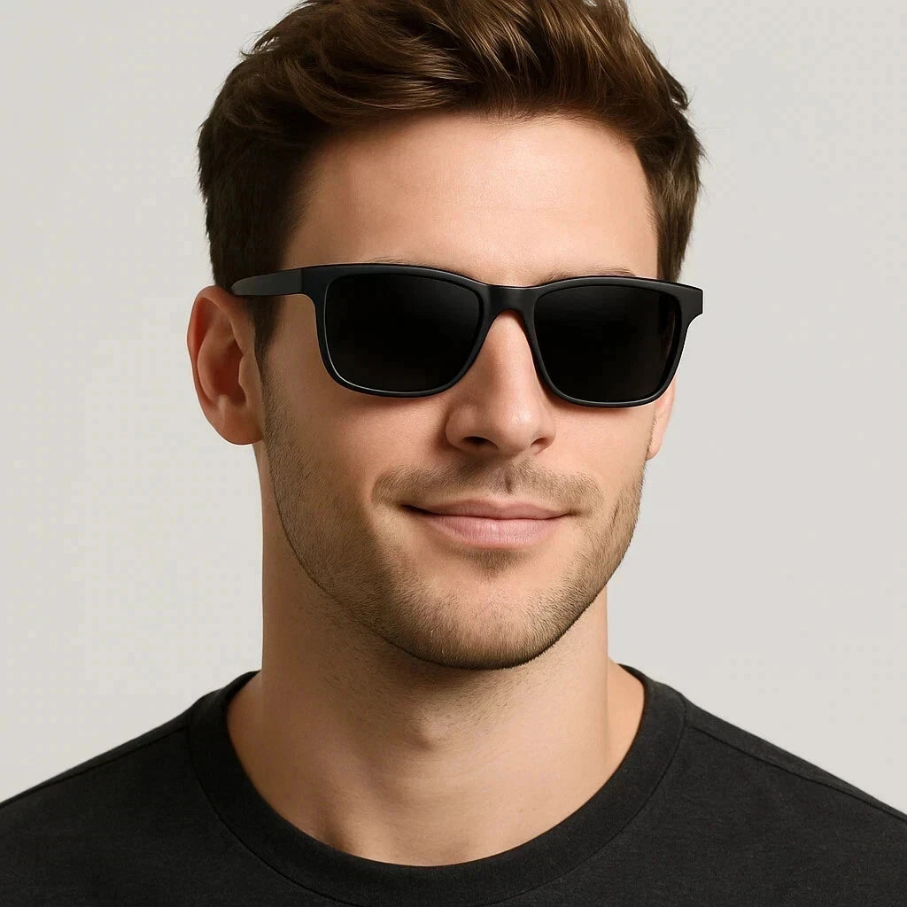 Men Polarized Sunglasses UV400 Lightweight Matte Sport Driving Fishing Glasses #3501