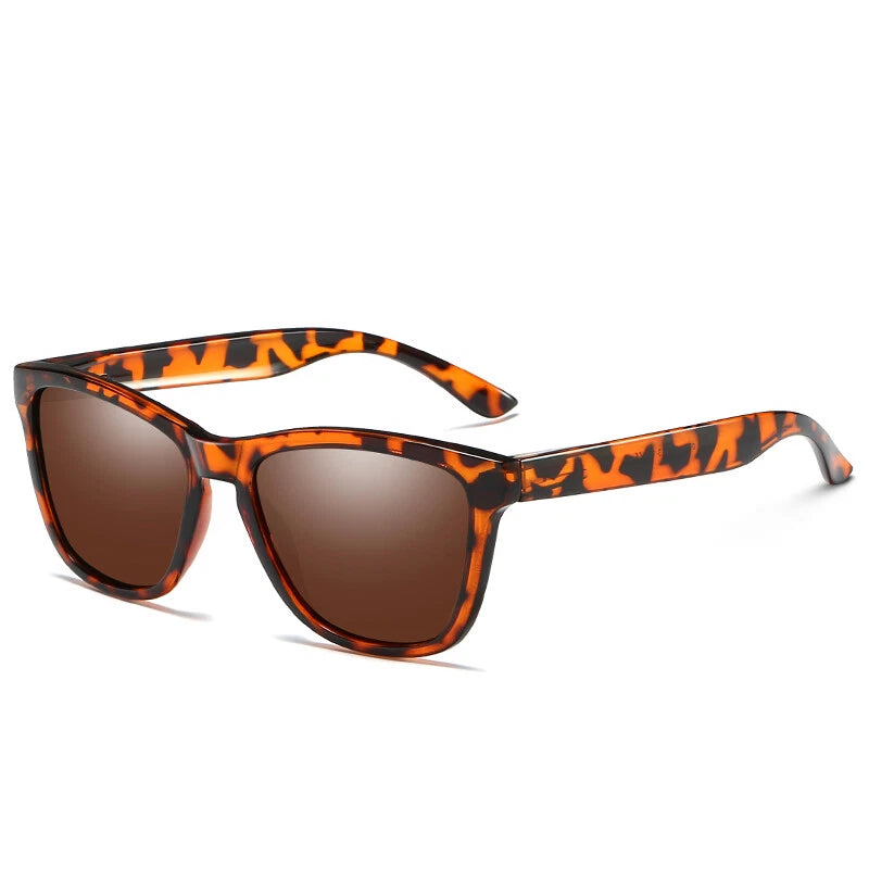 Mens Womens Polarised Sunglasses UV400 Classic Square Frame Outdoor Driving #0717