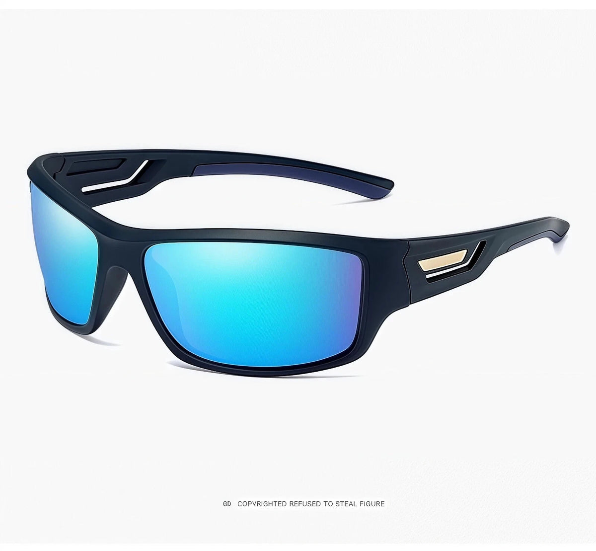 Men’s Polarised Sports Sunglasses TR90 Lightweight Wrap Around Cycling Fishing