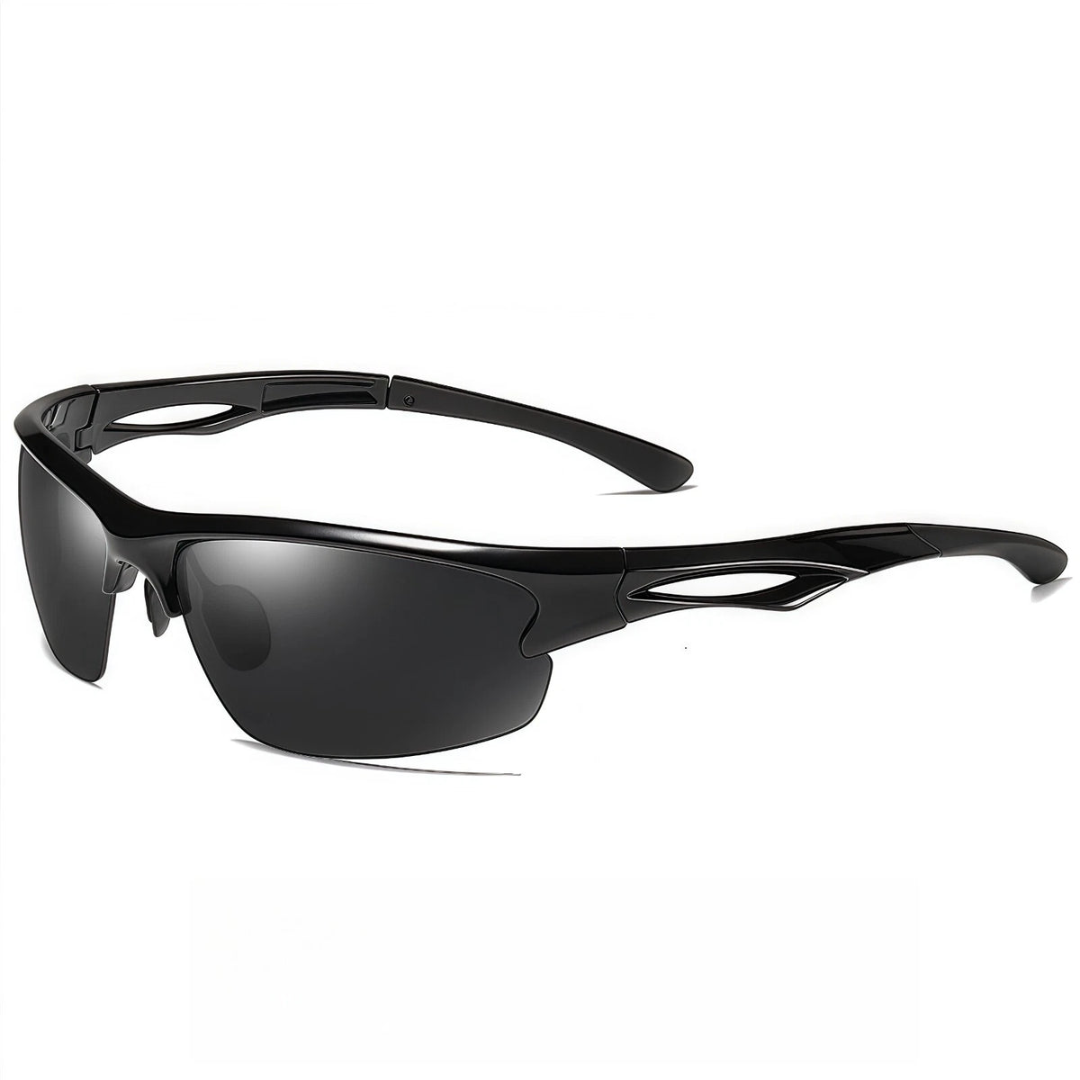 Men's Polarised Sports Sunglasses TR90 UV400 Wrap Around Cycling Running Driving