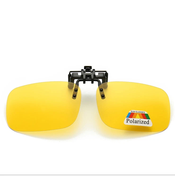 Polarized Clip-On Flip Up Sunglasses UV400 Driving Fishing Glasses 12 Colours AU