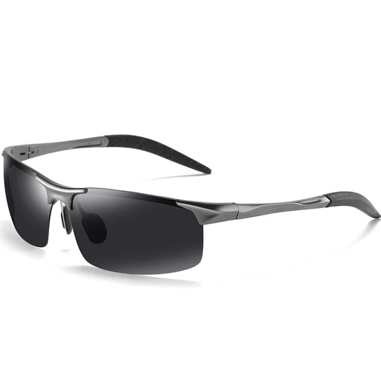 Men Polarized Sports Sunglasses TAC UV400 Lightweight Aluminium Magnesium Frame #8177