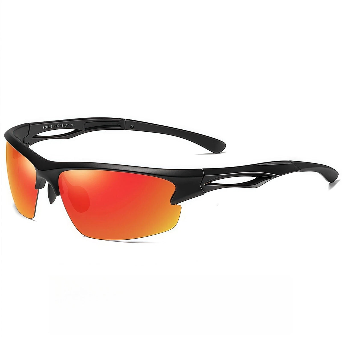 Men's Polarised Sports Sunglasses TR90 UV400 Wrap Around Cycling Running Driving