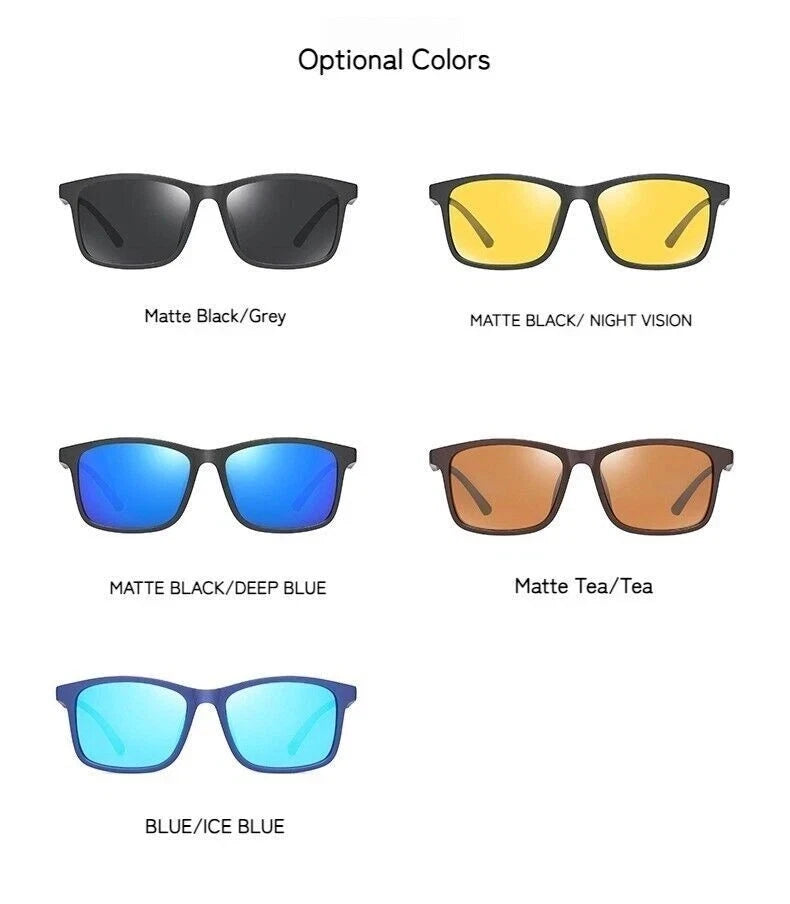 Men Polarized Sunglasses UV400 Lightweight Matte Sport Driving Fishing Glasses #3501