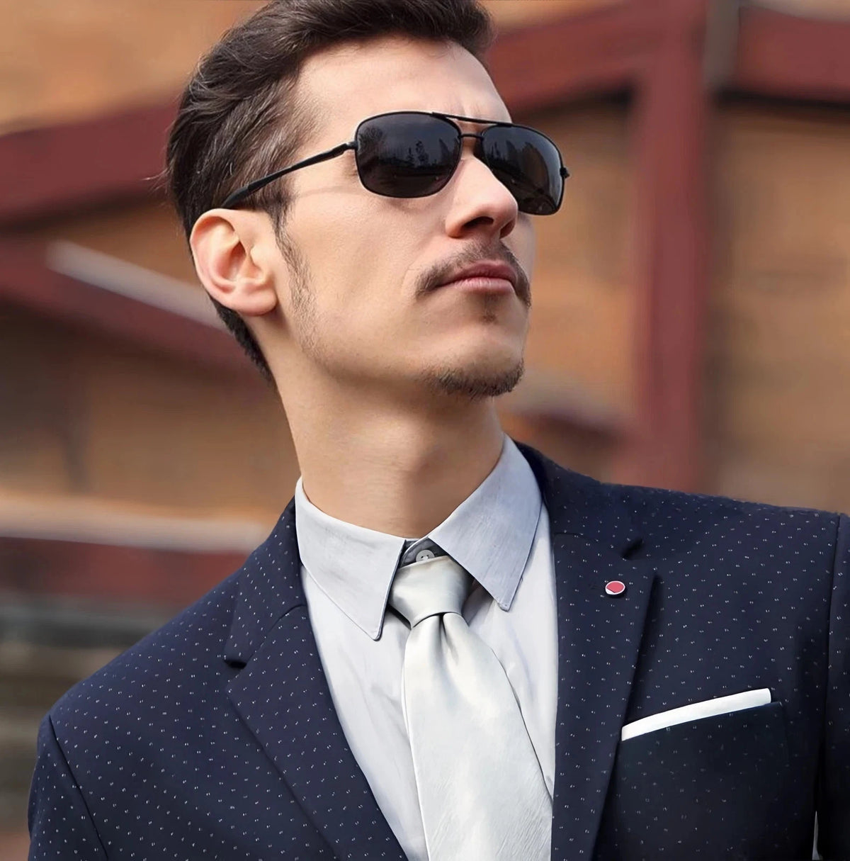 Men Polarised Aviator Sunglasses Spring Hinge UV400 Driving Fishing Metal Frame