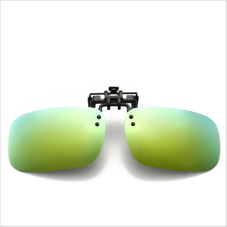 Polarized Clip-On Flip Up Sunglasses UV400 Driving Fishing Glasses 12 Colours AU
