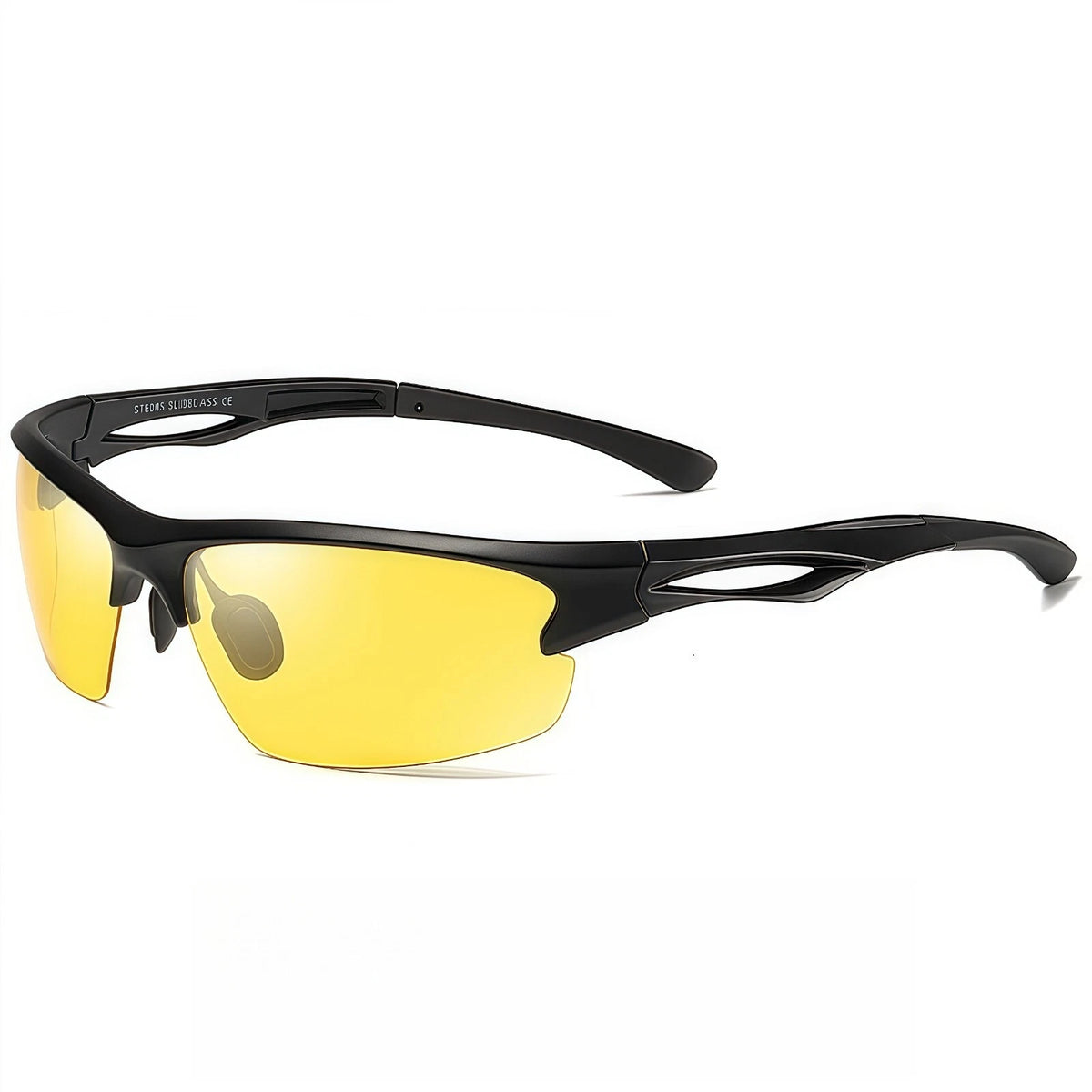 Men's Polarised Sports Sunglasses TR90 UV400 Wrap Around Cycling Running Driving