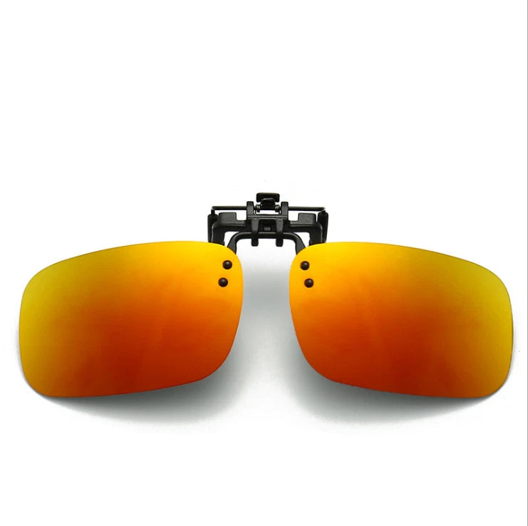 Polarized Clip-On Flip Up Sunglasses UV400 Driving Fishing Glasses 12 Colours AU