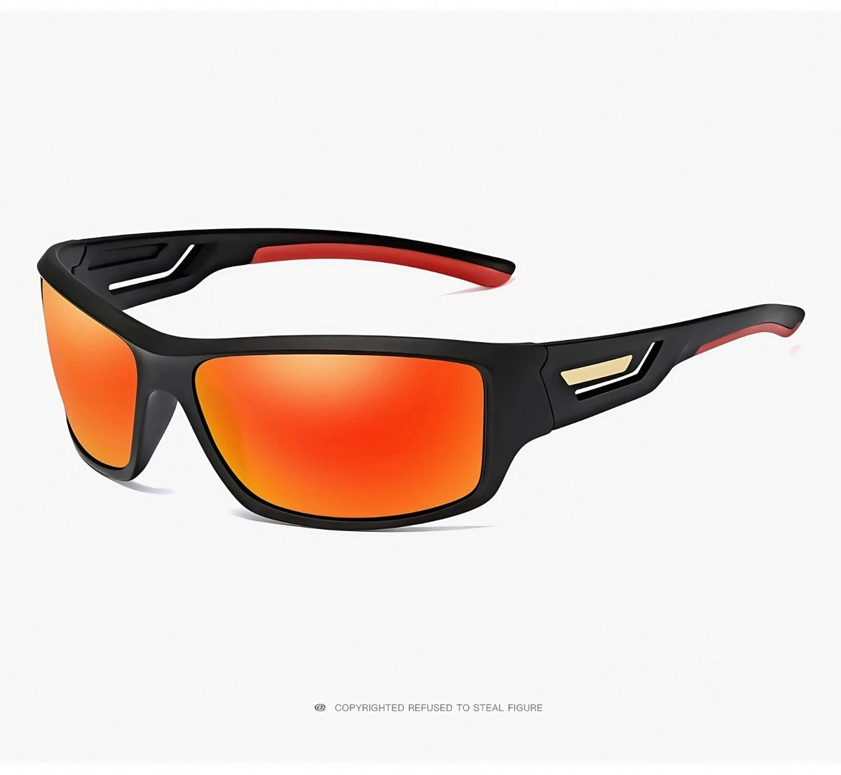 Men’s Polarised Sports Sunglasses TR90 Lightweight Wrap Around Cycling Fishing