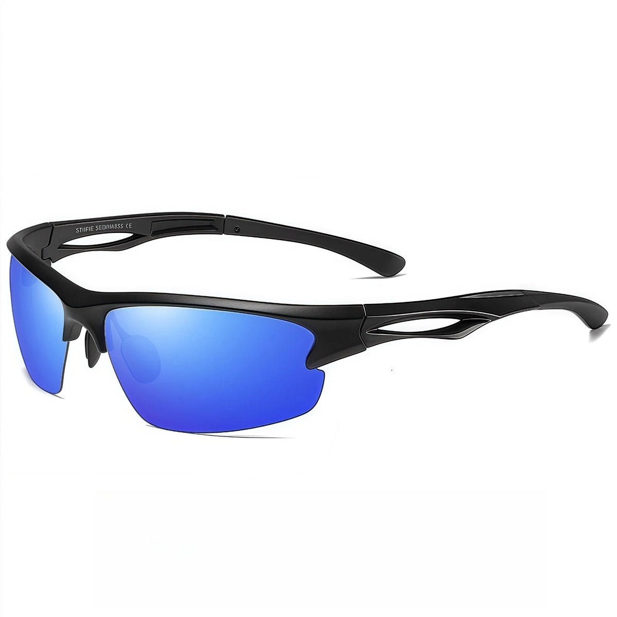 Men's Polarised Sports Sunglasses TR90 UV400 Wrap Around Cycling Running Driving