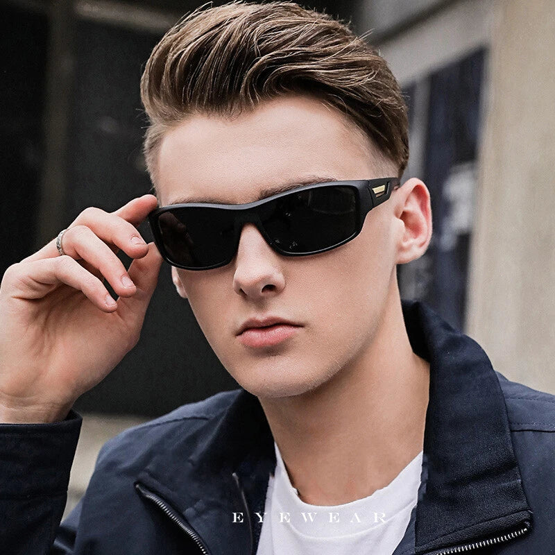 Men’s Polarised Sports Sunglasses TR90 Lightweight Wrap Around Cycling Fishing