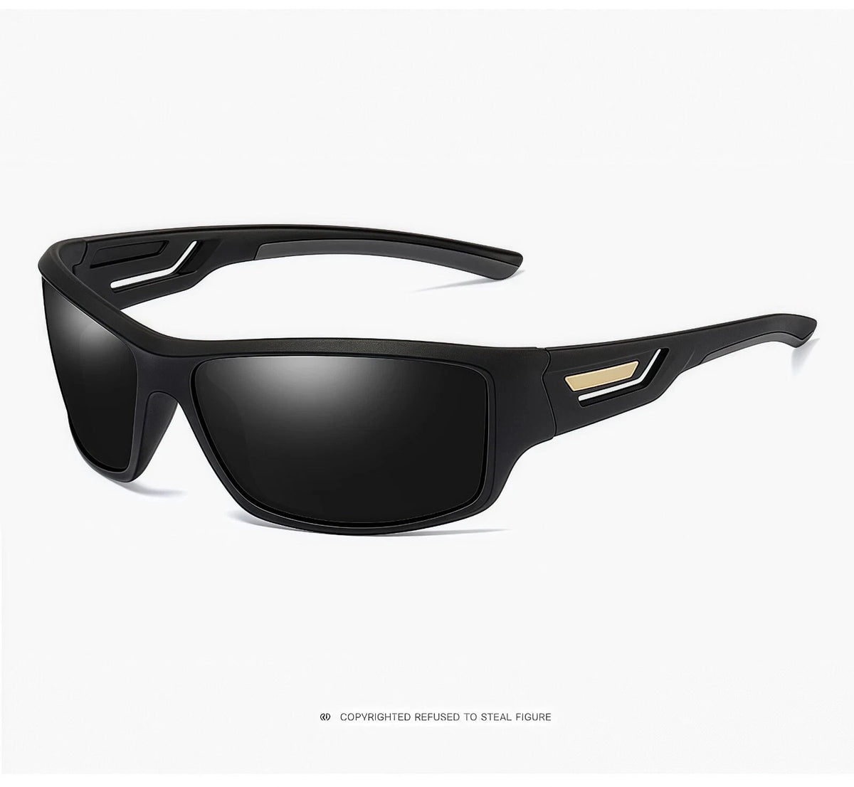 Men’s Polarised Sports Sunglasses TR90 Lightweight Wrap Around Cycling Fishing