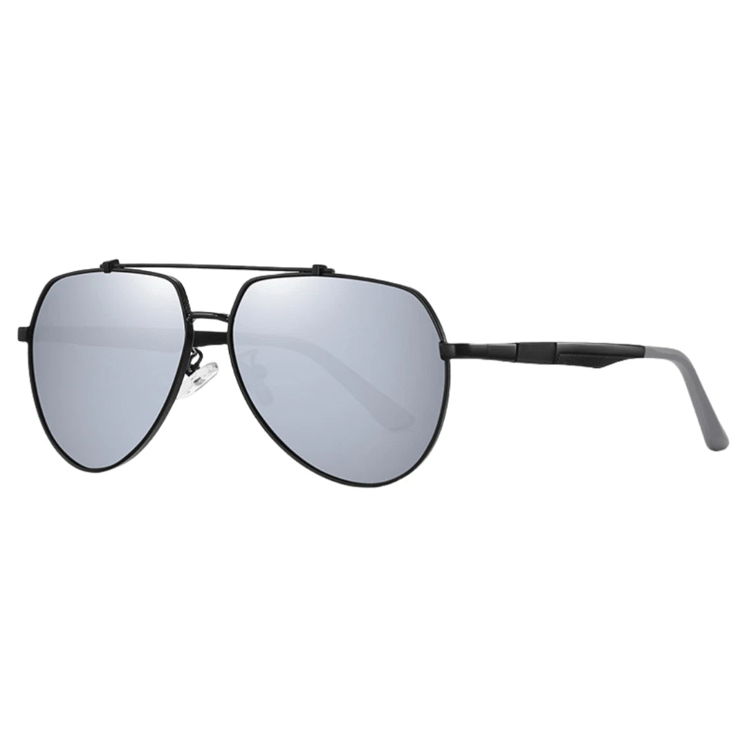 Mens Polarized Aviator Sunglasses UV400 Metal Frame Spring Hinge Driving Shades #6322