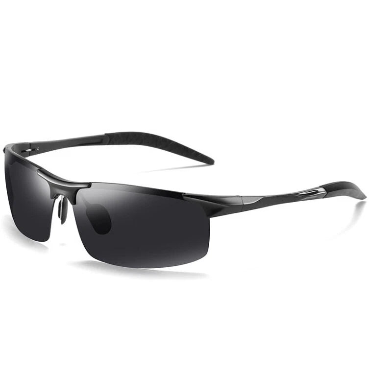 Men Polarized Sports Sunglasses TAC UV400 Lightweight Aluminium Magnesium Frame #8177
