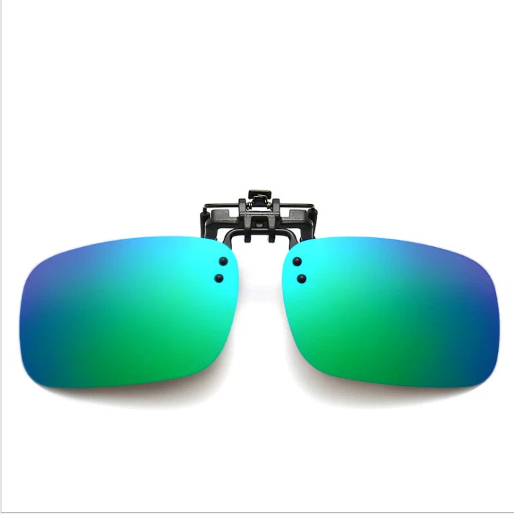 Polarized Clip-On Flip Up Sunglasses UV400 Driving Fishing Glasses 12 Colours AU
