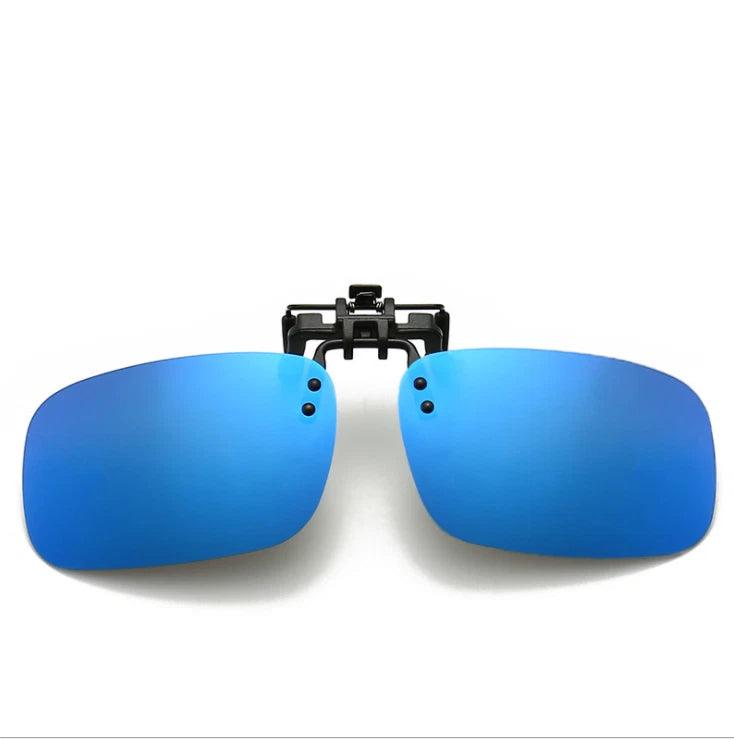 Polarized Clip-On Flip Up Sunglasses UV400 Driving Fishing Glasses 12 Colours AU
