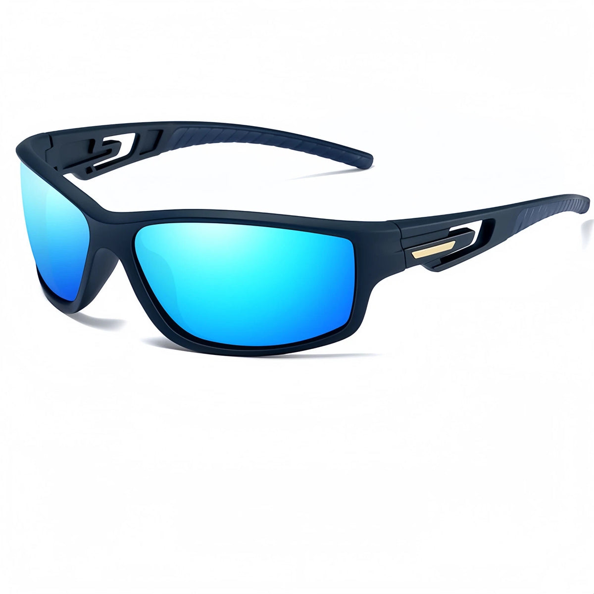 Mens Polarised Sunglasses Wrap Around Sports UV400 Driving Fishing Cycling Sporty #201910