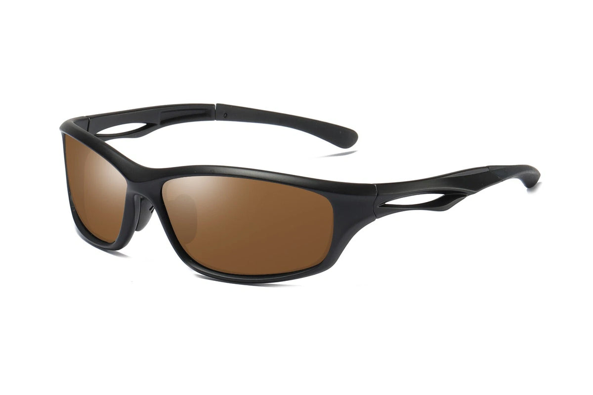Men's Polarised Sports Sunglasses TR90 UV400 Wrap Around Cycling Running Driving