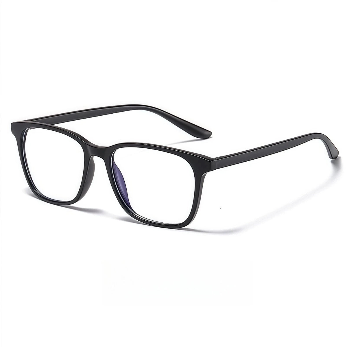 Share Blue Light Blocking Glasses Men Women TR90 Square Computer Clear Lens Eyewear #6919