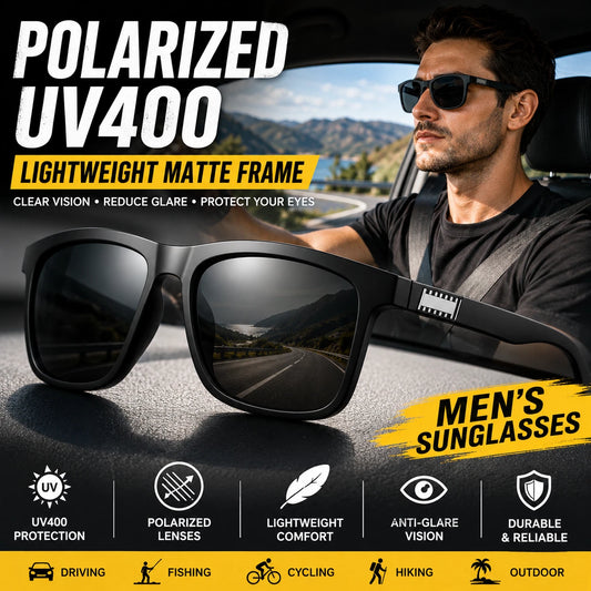 Men Polarized Sunglasses UV400 Lightweight Matte Sport Driving Fishing Glasses #3501