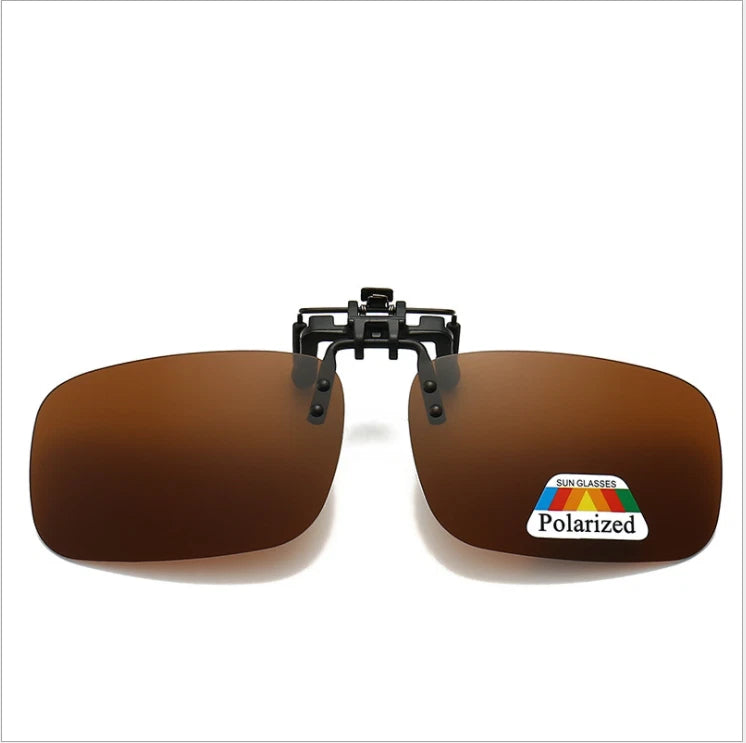 Polarized Clip-On Flip Up Sunglasses UV400 Driving Fishing Glasses 12 Colours AU