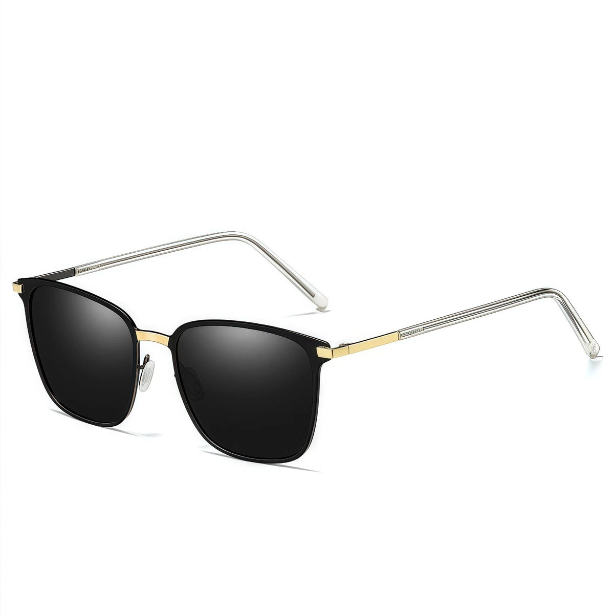 Mens Womens Polarised Sunglasses UV400 Square Metal Frame Driving Shades Unisex #0864