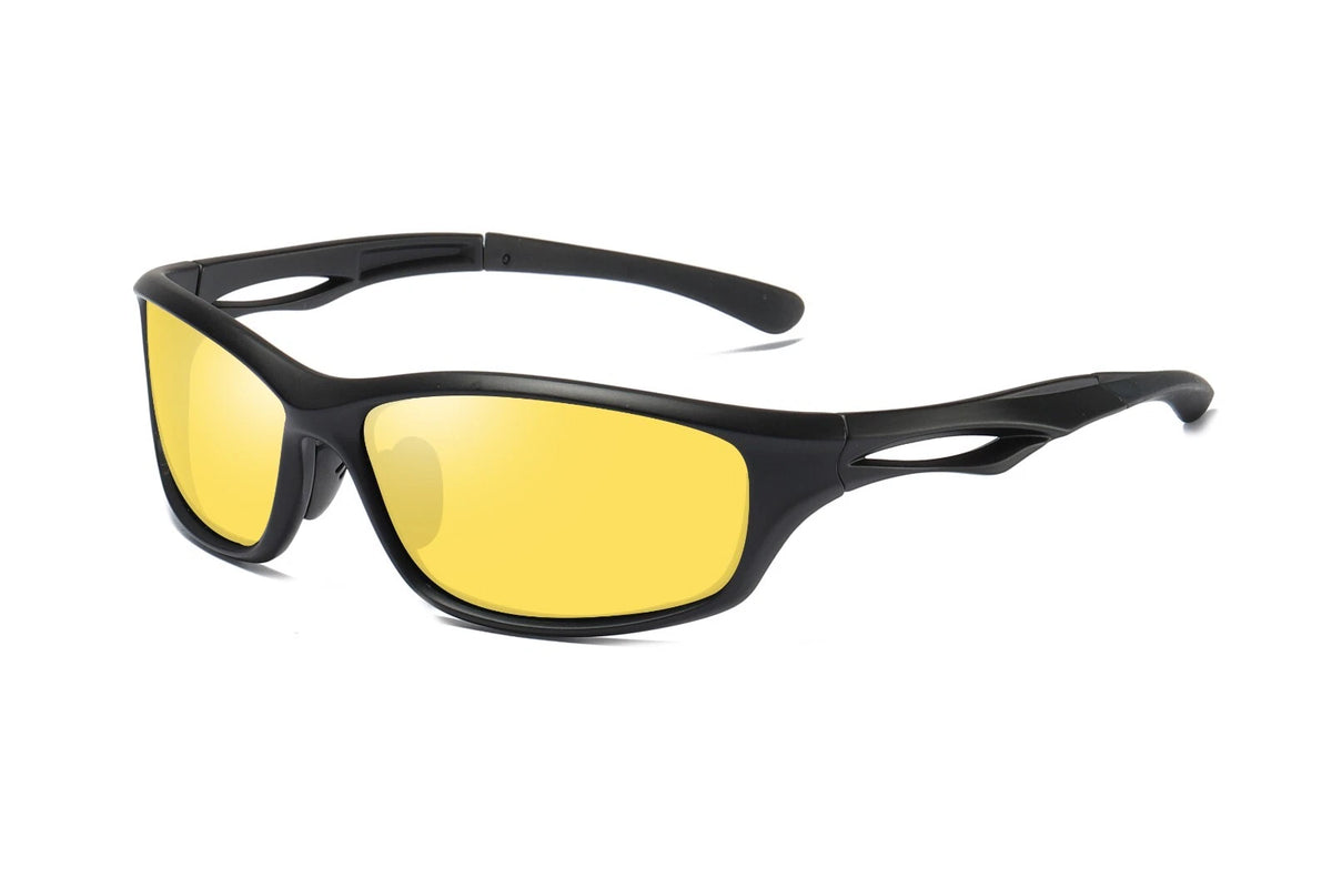 Men's Polarised Sports Sunglasses TR90 UV400 Wrap Around Cycling Running Driving
