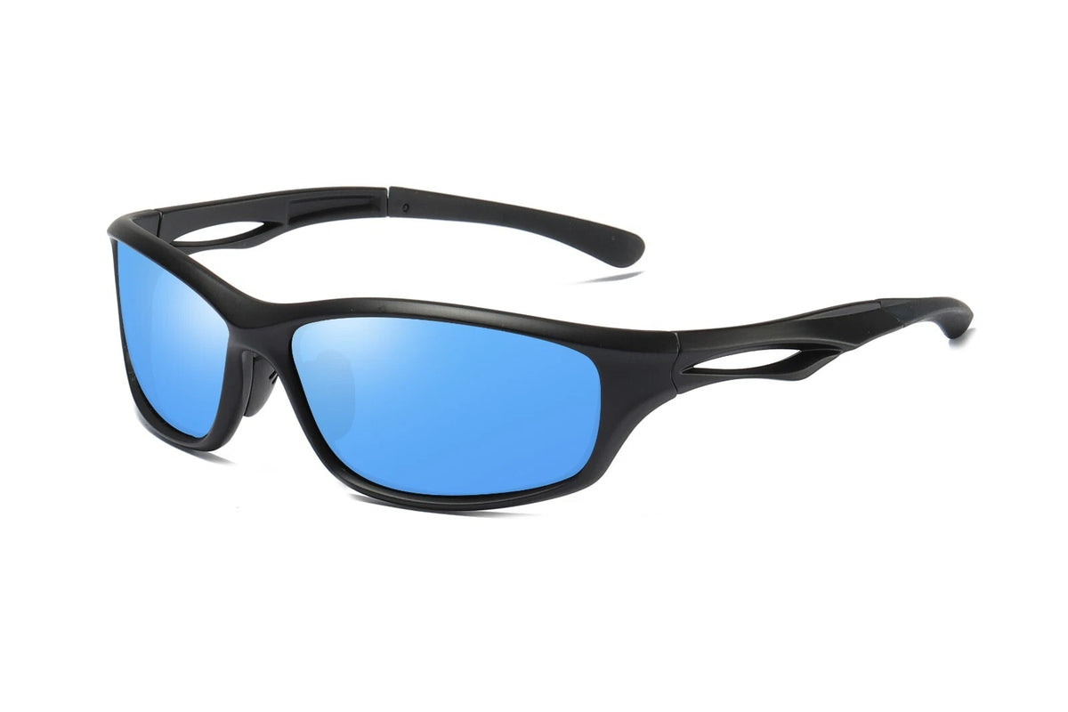 Men's Polarised Sports Sunglasses TR90 UV400 Wrap Around Cycling Running Driving