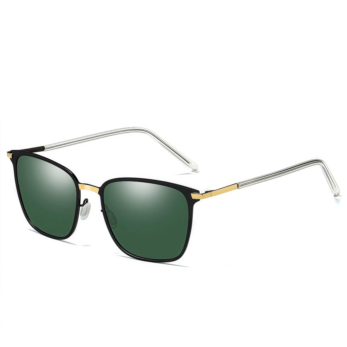 Mens Womens Polarised Sunglasses UV400 Square Metal Frame Driving Shades Unisex #0864