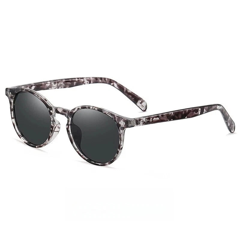 Womens Polarised Sunglasses Round UV400 Lightweight Retro Frame Beach Anti Glare