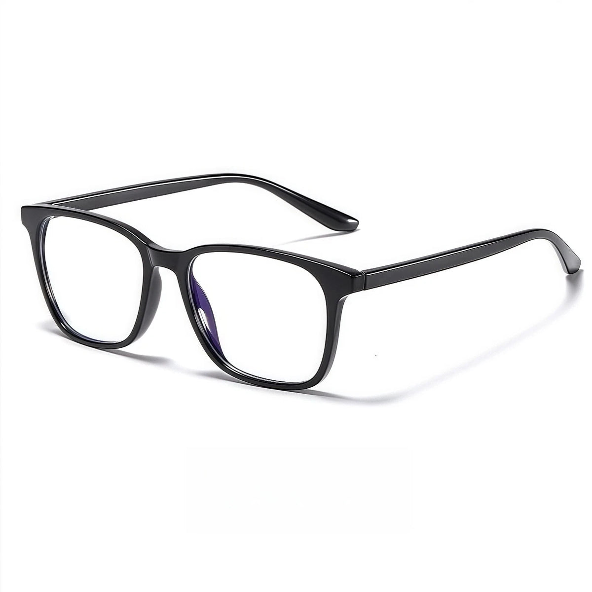 Share Blue Light Blocking Glasses Men Women TR90 Square Computer Clear Lens Eyewear #6919